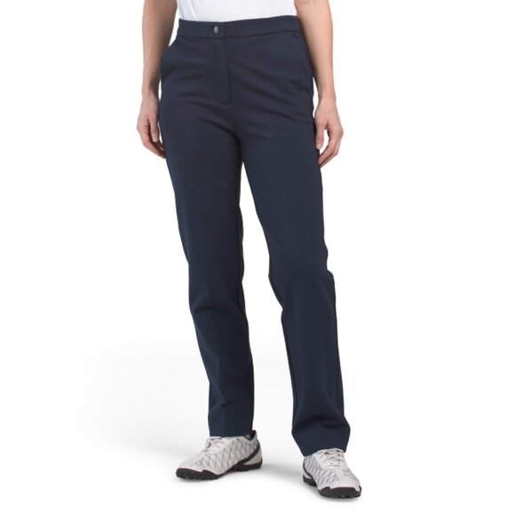 G/FORE twilight Double Knit Cigarette High Rise Stretch Trousers